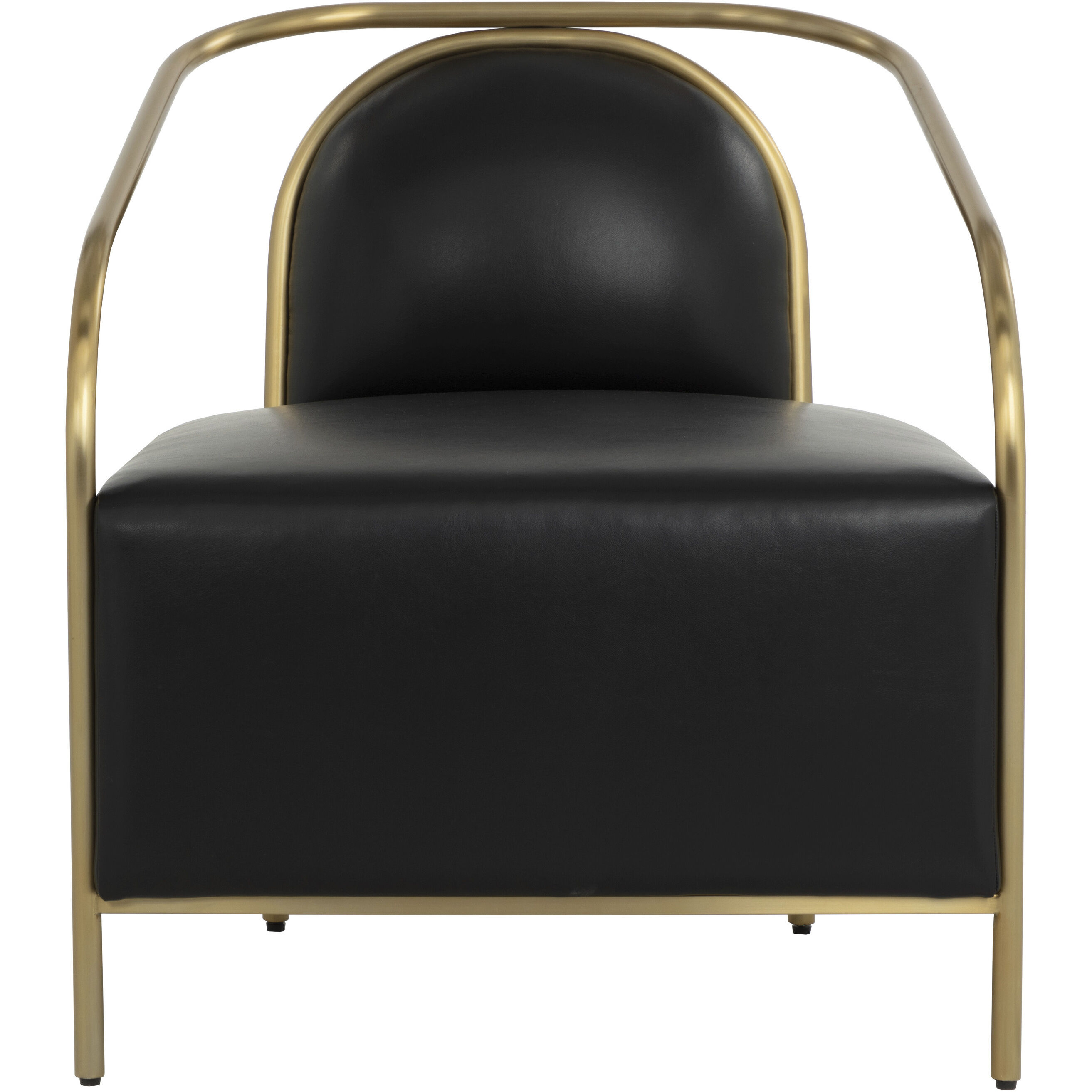 Cicero Cantina Black Lounge Chair